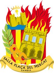 Escut de la Falla Plaça del Mercat - Gandía Escut de la Falla